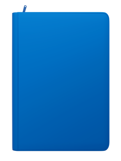 Stealth 9 Pocket Zip Binder - Blue