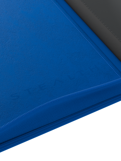 Stealth 9 Pocket Zip Binder - Blue
