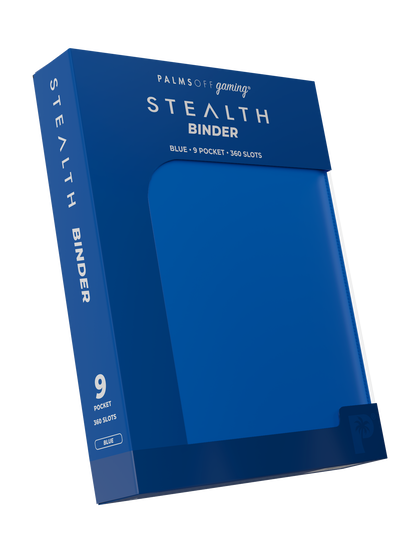 Stealth 9 Pocket Zip Binder - Blue