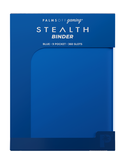 Stealth 9 Pocket Zip Binder - Blue