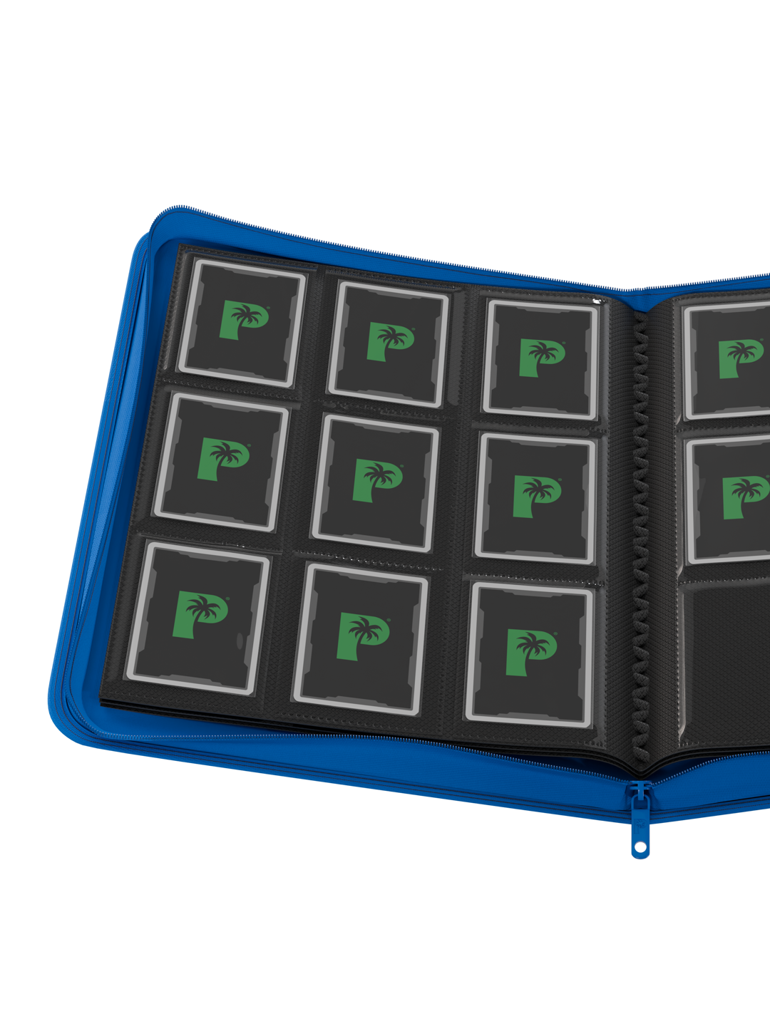 Stealth 9 Pocket Zip Binder - Blue