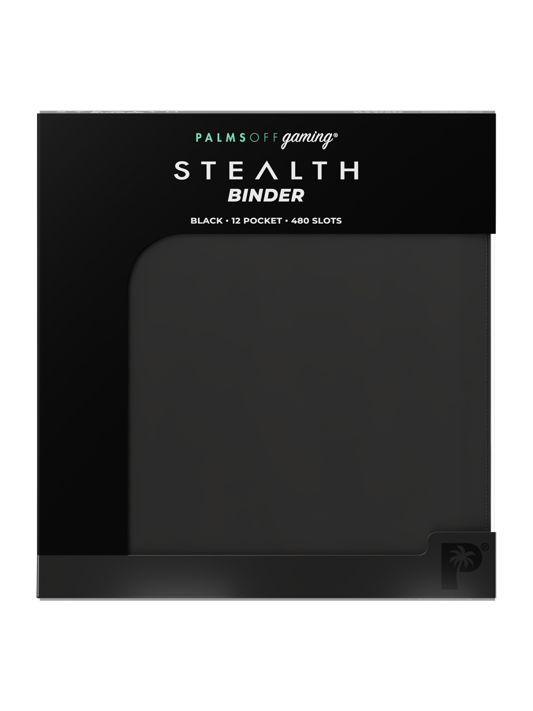 Stealth 12 Pocket Zip Binder - Black