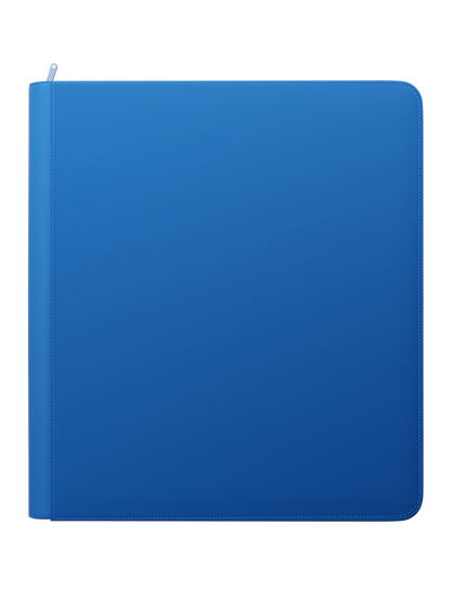 Stealth 12 Pocket Zip Binder - Blue