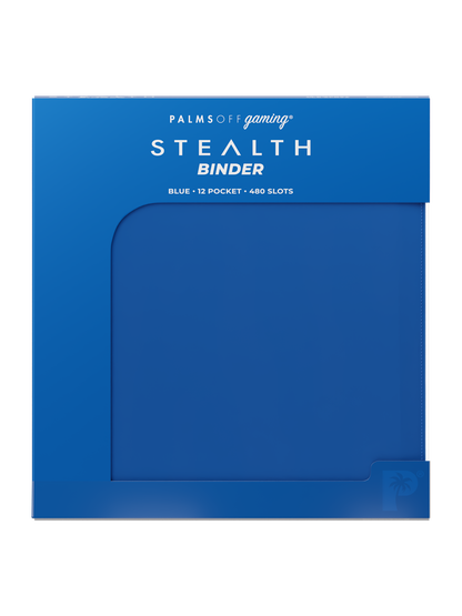 Stealth 12 Pocket Zip Binder - Blue
