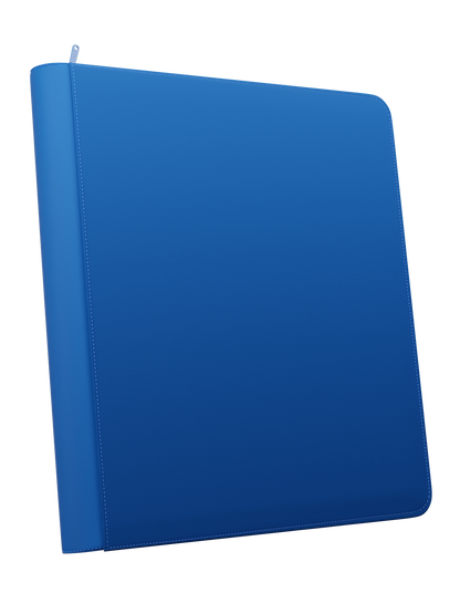 Stealth 12 Pocket Zip Binder - Blue