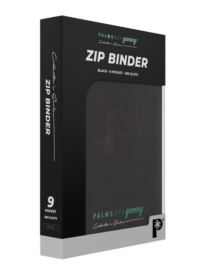 Collector's Series 9 Pocket Zip Binder - Black