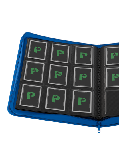 Collector's Series 9 Pocket Zip Binder - Blue