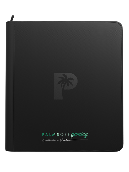 Collector's Series 12 Pocket Zip Binder - Black