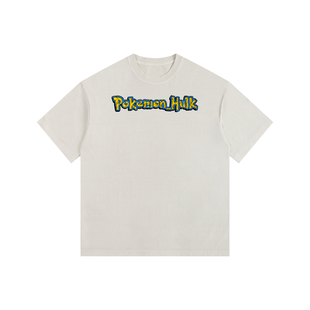 PHT Vintage Washed Oversized Cotton T-Shirt B&W Logo