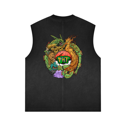 PHT Reverse Washed Tank Top Colour logo