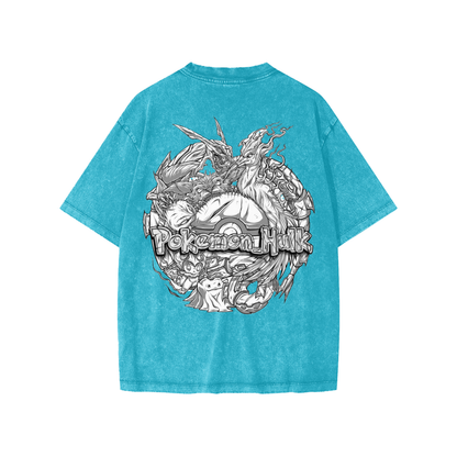 PHT  Snow Washed Kids' T-Shirt B&W Logo
