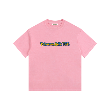 PHT  Vintage Washed Oversized Cotton T-Shirt Colour Logo