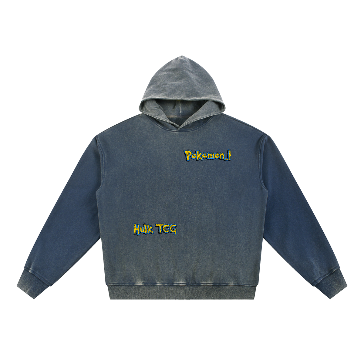 PHT Vintage Washed Gradient Fleece Hoodie Colour Logo