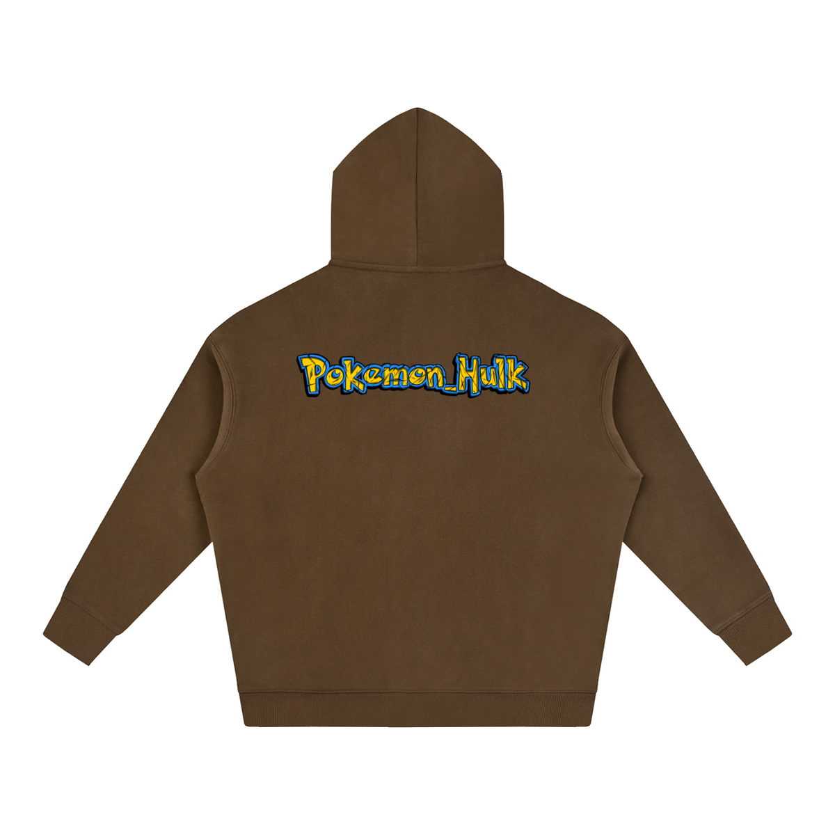 PHT Oversize Fleeced Hoodie B&W Logo