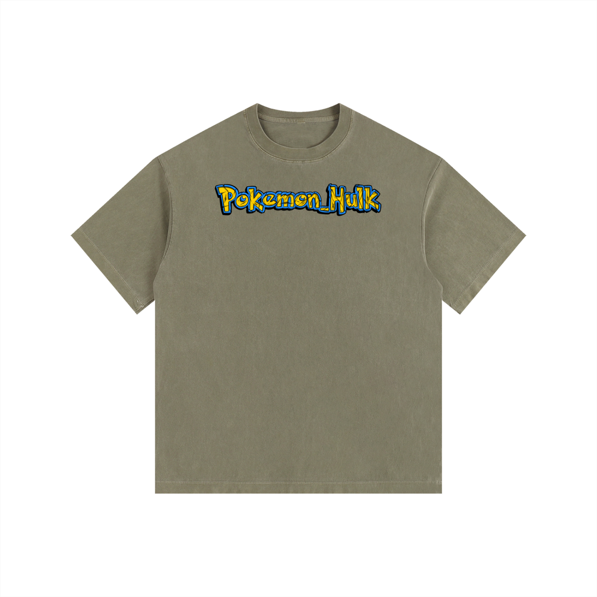 PHT Vintage Washed Oversized Cotton T-Shirt B&W Logo