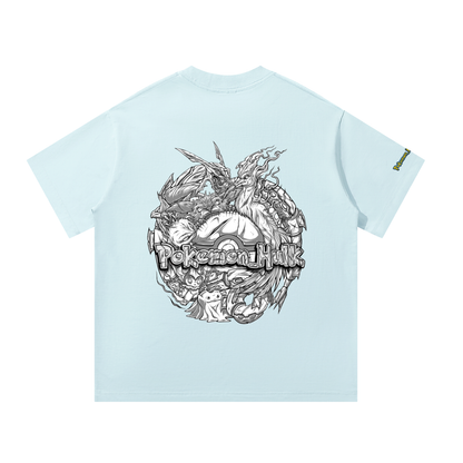PHT Unisex Oversized T-Shirt B&W Logo