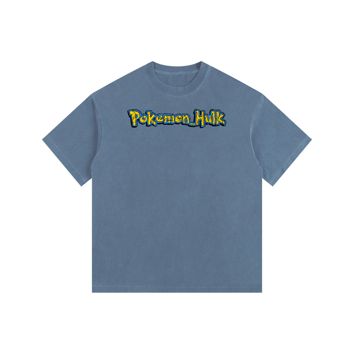 PHT Vintage Washed Oversized Cotton T-Shirt B&W Logo