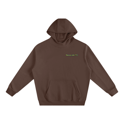 PHT Fleeced High Neck Hoodie B&W Logo