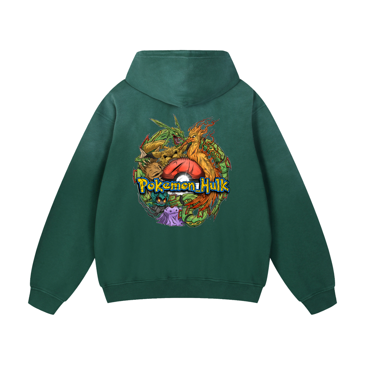 PHT Heavyweight Sunfade Oversized Hoodie Colour Logo