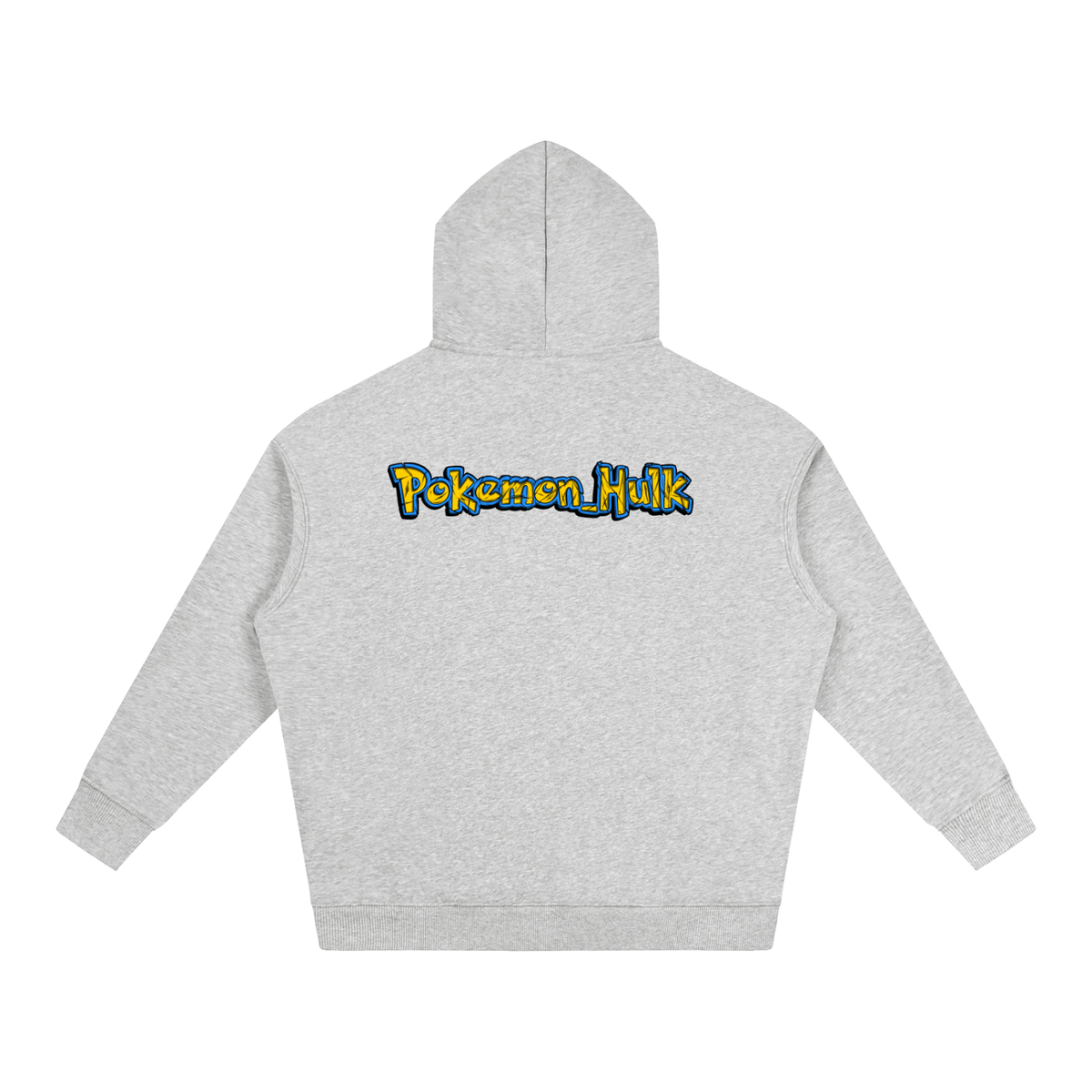 PHT Oversize Fleeced Hoodie B&W Logo
