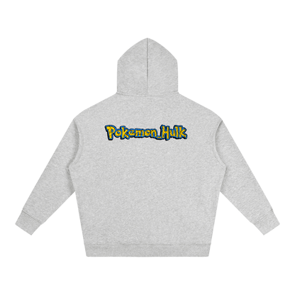 PHT Oversize Fleeced Hoodie B&W Logo