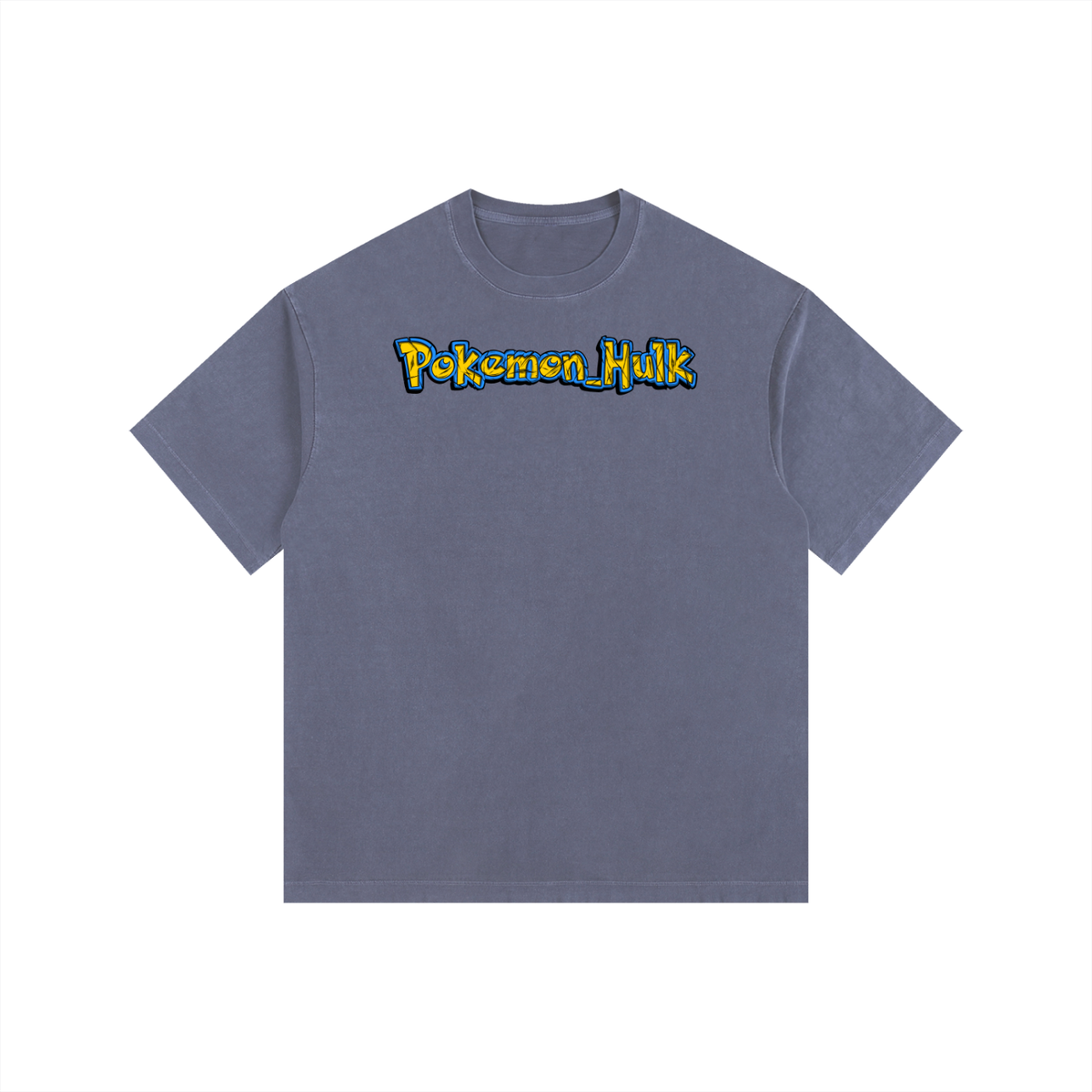 PHT Vintage Washed Oversized Cotton T-Shirt B&W Logo