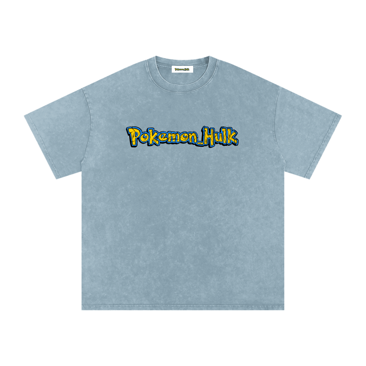 PHT Snow Washed Oversized Cotton T-Shirt Colour Logo