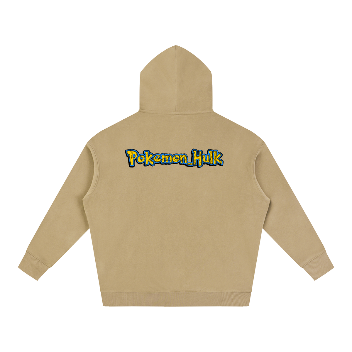 PHT Oversize Fleeced Hoodie B&W Logo