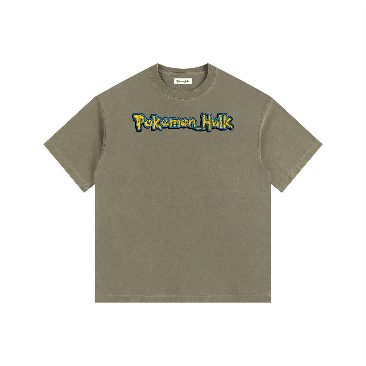 PHT  Vintage Washed Oversized Cotton T-Shirt Colour Logo