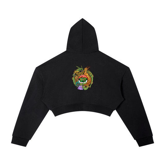 PHT  Woman's Cropped Hoodie Colour Logo