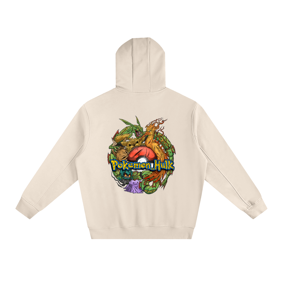 PHT Fleeced High Neck Hoodie Colour Logo