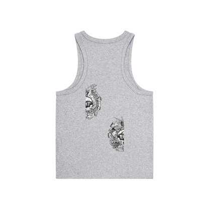 PHT Essential Performance Tank Top B&W Logo