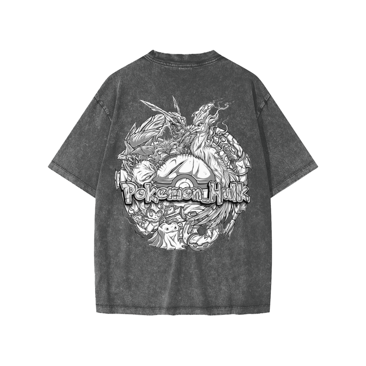 PHT  Snow Washed Kids' T-Shirt B&W Logo