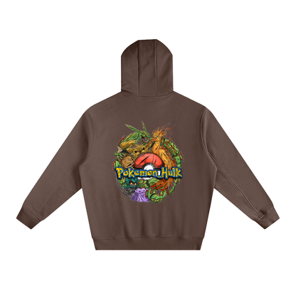 PHT Fleeced High Neck Hoodie Colour Logo