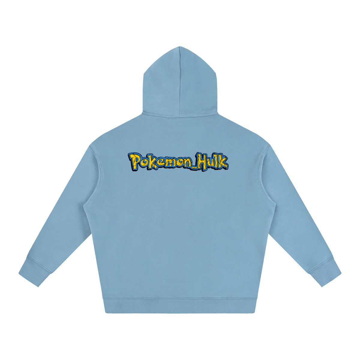 PHT Oversize Fleeced Hoodie B&W Logo