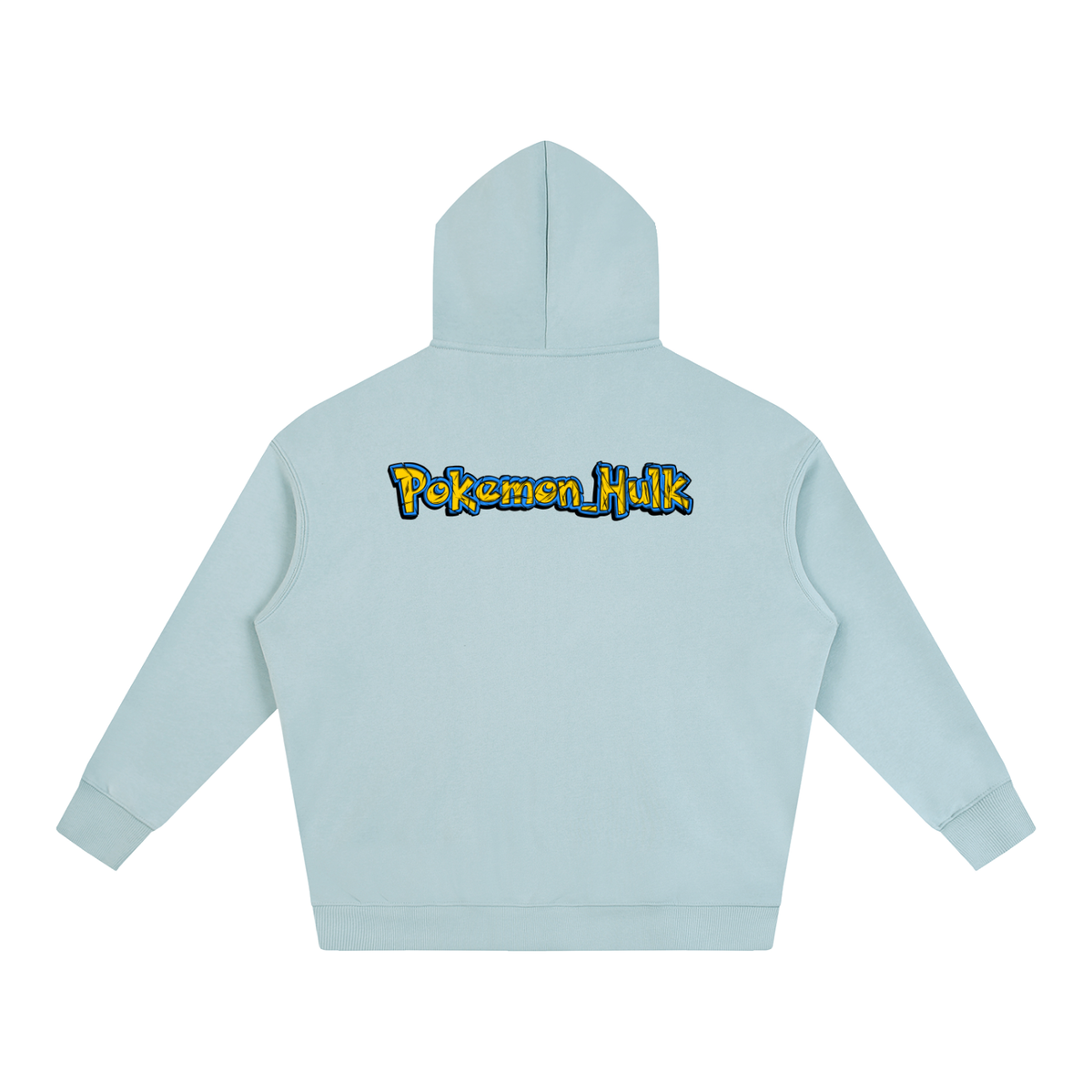 PHT Oversize Fleeced Hoodie B&W Logo
