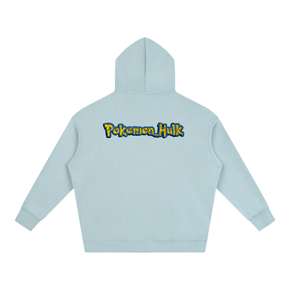 PHT Oversize Fleeced Hoodie B&W Logo