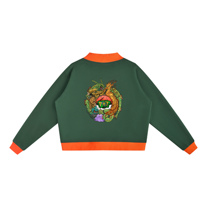 PHT Women’s Mock Neck Crewneck Sweatshirt Colour Logo