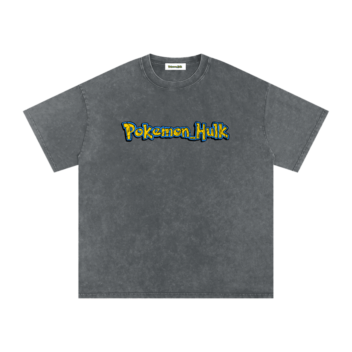 PHT Snow Washed Oversized Cotton T-Shirt Colour Logo