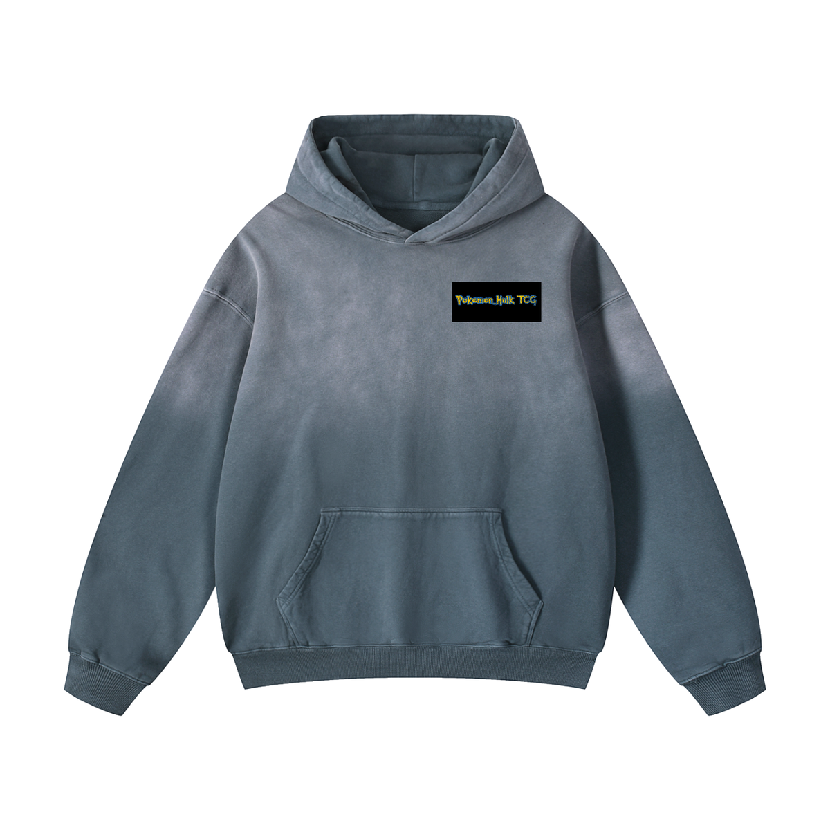 PHT Heavyweight Sunfade Oversized Hoodie Colour Logo