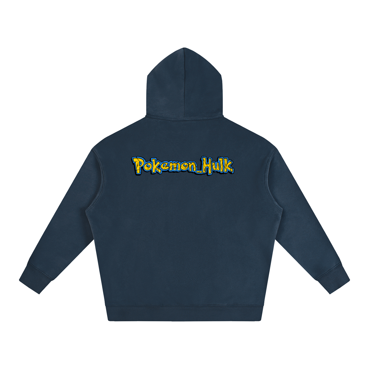 PHT Oversize Fleeced Hoodie B&W Logo