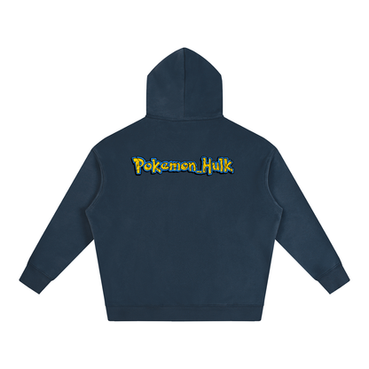 PHT Oversize Fleeced Hoodie B&W Logo